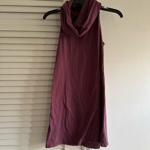 American Apparel Women's Size M Plum Purple Sleeveless Short Dress - Made in USA